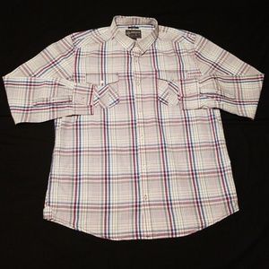 American Rag mens plaid long sleeve shirt xl